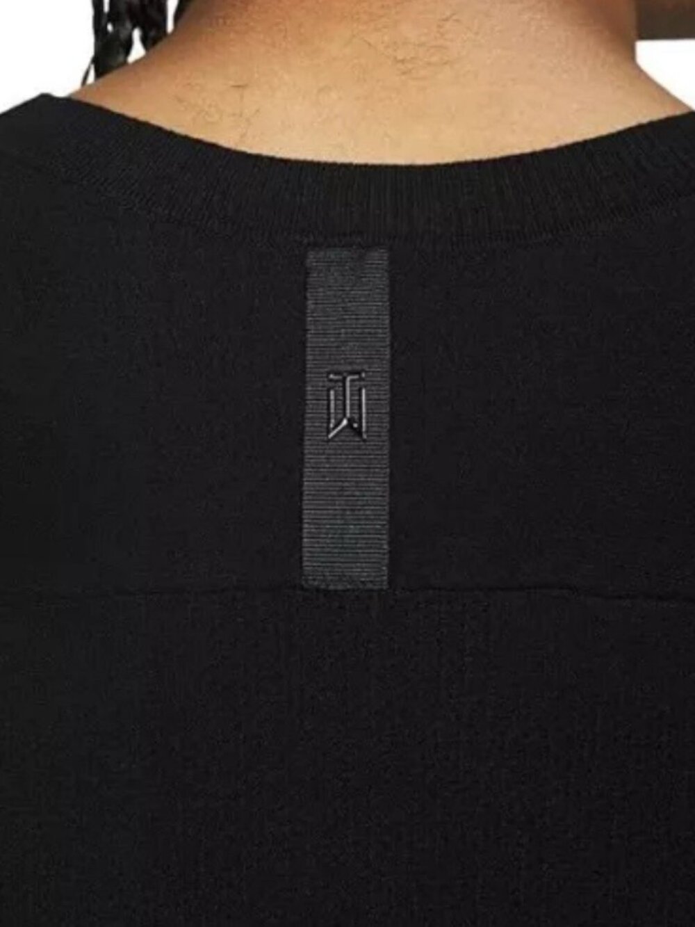 NIKE Tiger Woods Golf Knit Sweater Black White DR5291 010 - Sz Large-Tall NWT
